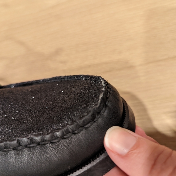 Black Sparkle Boat Shoes - Fisherman core - Picture 8 of 10